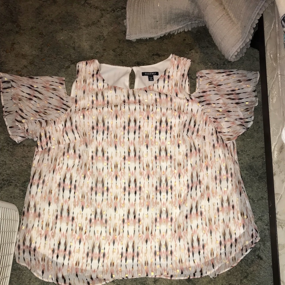 Formal off the shoulder shirt